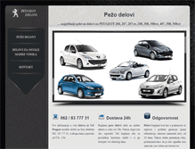 Tablet Screenshot of pezodelovi.com